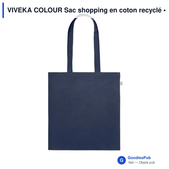 VIVEKA COLOUR Sac shopping en coton recyclé - Image 12
