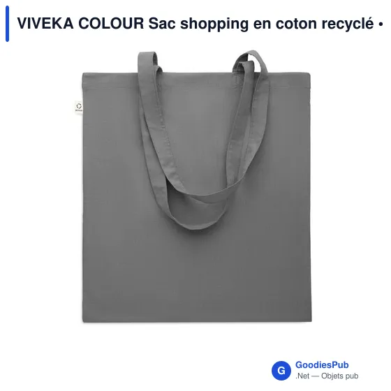 VIVEKA COLOUR Sac shopping en coton recyclé - Image 4