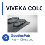 VIVEKA COLOUR Sac shopping en coton recyclé - Miniature 5