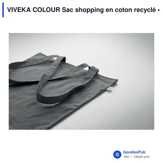 VIVEKA COLOUR Sac shopping en coton recyclé - Image 5
