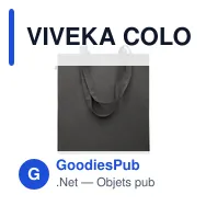 VIVEKA COLOUR Sac shopping en coton recyclé - Miniature 9