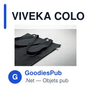 VIVEKA COLOUR Sac shopping en coton recyclé - Miniature 10