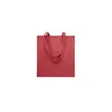 Variante rouge - VIVEKA COLOUR Sac shopping en coton recyclé