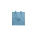 Variante bleu pétrole - VIVEKA COLOUR Sac shopping en coton recyclé