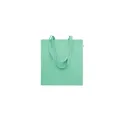 Variante vert menthe - VIVEKA COLOUR Sac shopping en coton recyclé