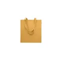 Variante ocre - VIVEKA COLOUR Sac shopping en coton recyclé
