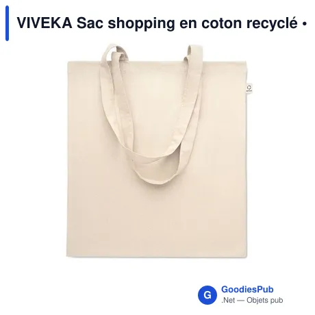 VIVEKA Sac shopping en coton recyclé