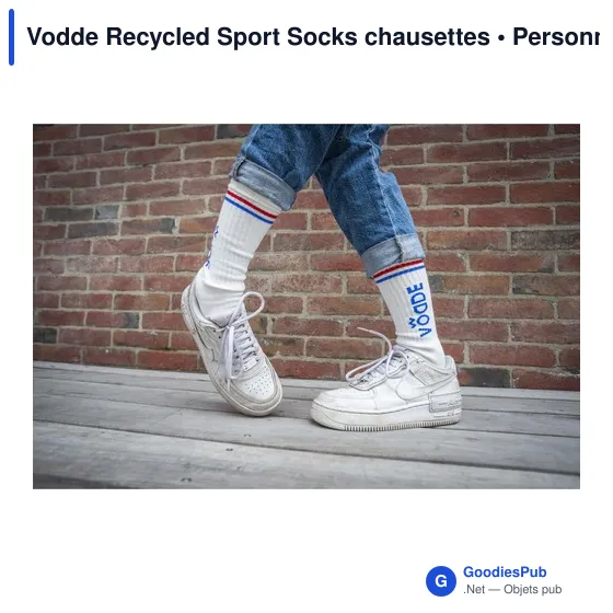 Chaussettes sport personnalisables Vodde - logo inclus - Image 12