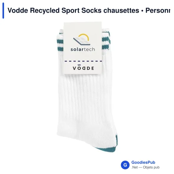 Chaussettes sport personnalisables Vodde - logo inclus - Image 3
