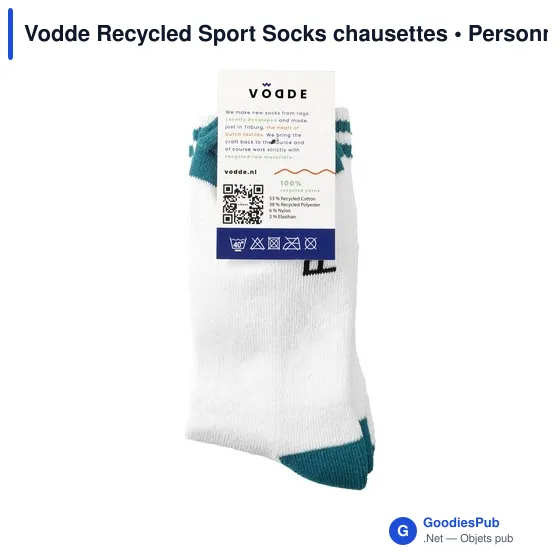 Chaussettes sport personnalisables Vodde - logo inclus - Image 4