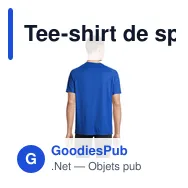 Tee-shirt de sport personnalisable Vortex avec logo - Miniature 8