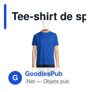 Tee-shirt de sport personnalisable Vortex avec logo - Miniature 10