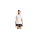 Variante blanc - T-shirt de sport personnalisable Vortex Women Raglan avec logo