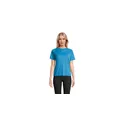 Variante bleu aqua - T-shirt de sport personnalisable Vortex Women Raglan avec logo
