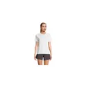 Variante blanc - T-shirt de sport personnalisable Vortex Women Raglan avec logo