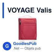 VOYAGE Valise cabine RPET 600D - Miniature 1