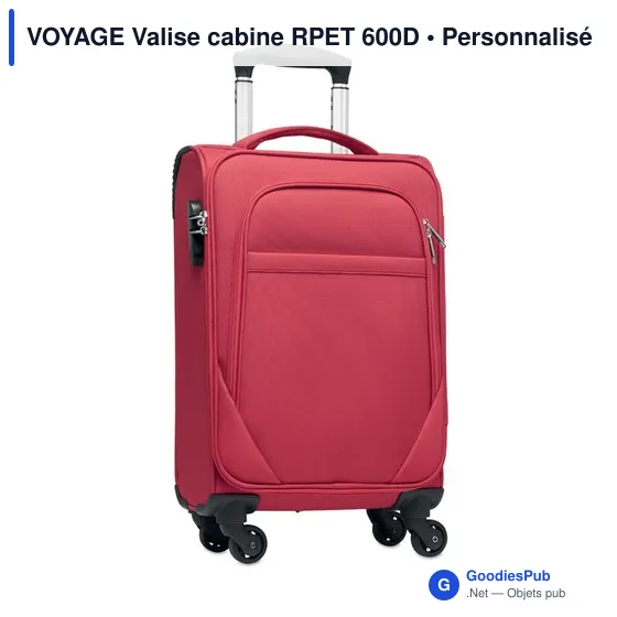 VOYAGE Valise cabine RPET 600D - Image 1