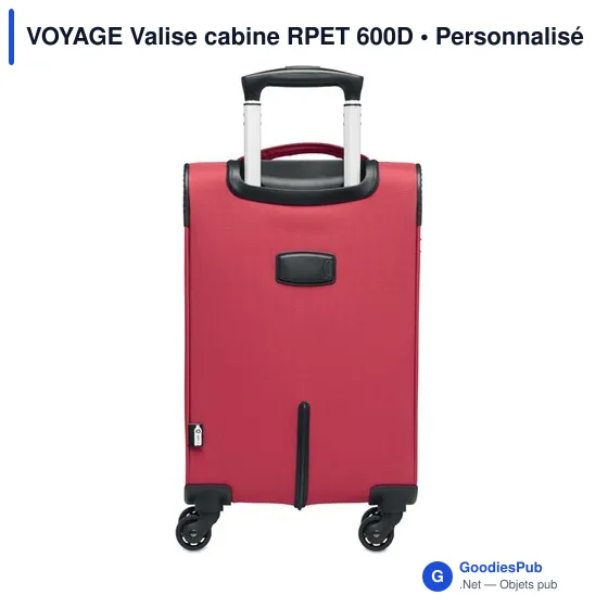 VOYAGE Valise cabine RPET 600D - Image 2