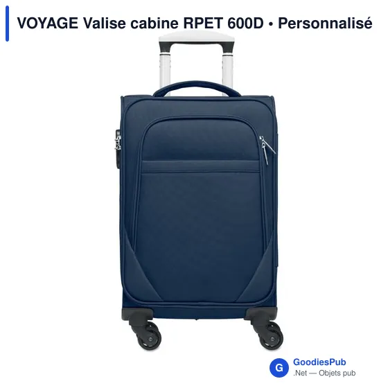 VOYAGE Valise cabine RPET 600D - Image 11