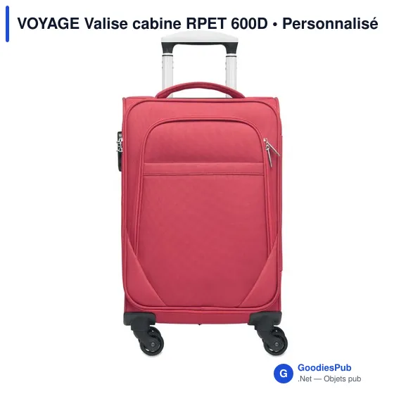 VOYAGE Valise cabine RPET 600D - Image 3