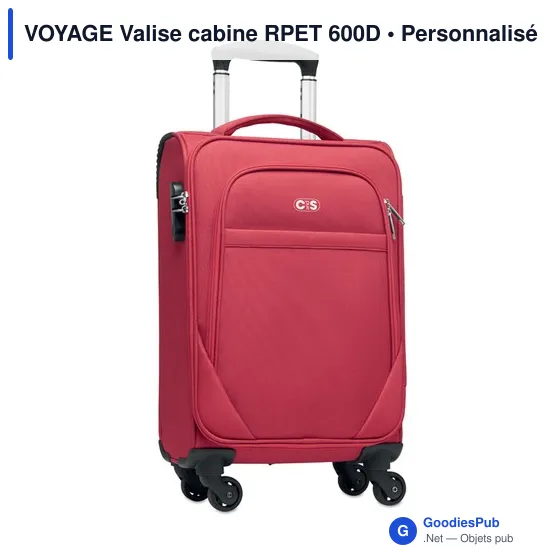 VOYAGE Valise cabine RPET 600D - Image 4