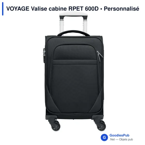 VOYAGE Valise cabine RPET 600D - Image 7