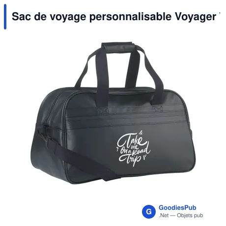 Sac de voyage personnalisable Voyager Weekend Bag avec logo