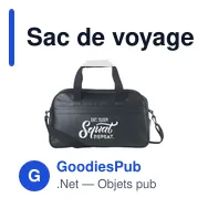 Sac de voyage personnalisable Voyager Weekend Bag avec logo - Miniature 2