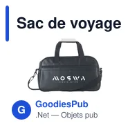 Sac de voyage personnalisable Voyager Weekend Bag avec logo - Miniature 11