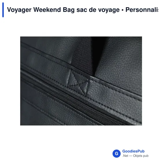 Sac de voyage personnalisable Voyager Weekend Bag avec logo - Image 3