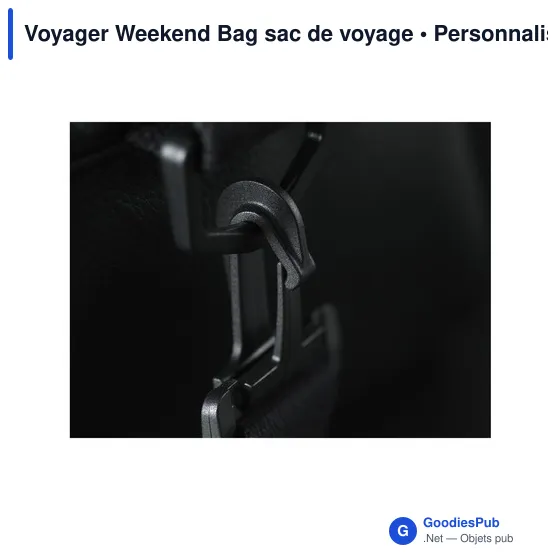 Sac de voyage personnalisable Voyager Weekend Bag avec logo - Image 4