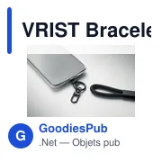 Bracelet de chargement personnalisable 60W avec logo - VRIST - Miniature 6