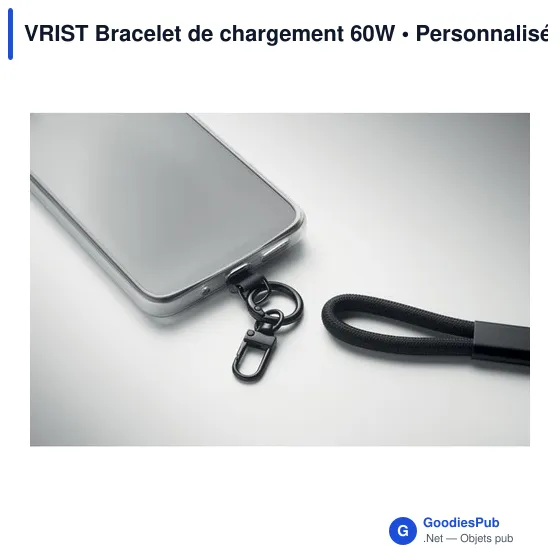 Bracelet de chargement personnalisable 60W avec logo - VRIST - Image 6
