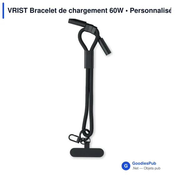Bracelet de chargement personnalisable 60W avec logo - VRIST - Image 7
