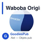 Balle rebondissante personnalisable Waboba Original avec logo - Miniature 2