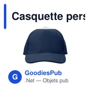 Casquette personnalisable 5 pans en velours avec logo - WALE - Miniature 11