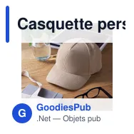 Casquette personnalisable 5 pans en velours avec logo - WALE - Miniature 5