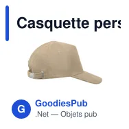 Casquette personnalisable 5 pans en velours avec logo - WALE - Miniature 6