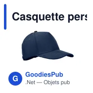 Casquette personnalisable 5 pans en velours avec logo - WALE - Miniature 10