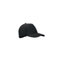 Variante noir - Casquette personnalisable 5 pans en velours avec logo - WALE