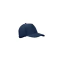 Variante bleu - Casquette personnalisable 5 pans en velours avec logo - WALE