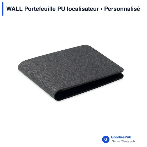 Portefeuille personnalisable avec logo et localisateur intelligent - WALL - Image 2