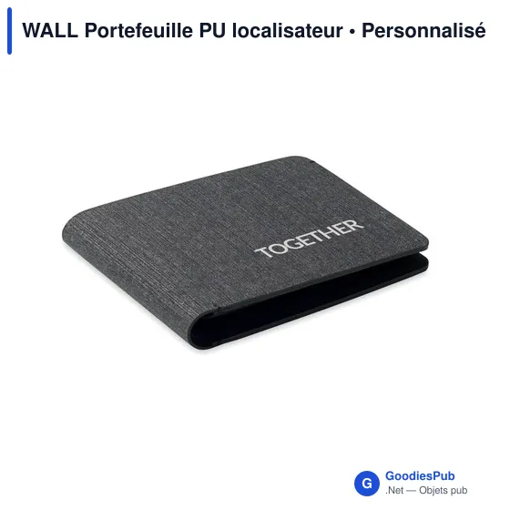 Portefeuille personnalisable avec logo et localisateur intelligent - WALL - Image 3