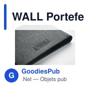 Portefeuille personnalisable avec logo et localisateur intelligent - WALL - Miniature 4