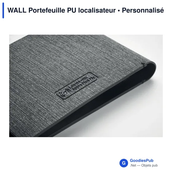 Portefeuille personnalisable avec logo et localisateur intelligent - WALL - Image 4