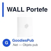 Portefeuille personnalisable avec logo et localisateur intelligent - WALL - Miniature 5
