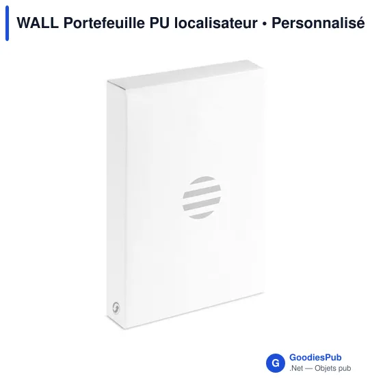 Portefeuille personnalisable avec logo et localisateur intelligent - WALL - Image 5