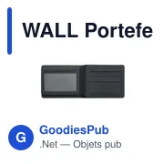Portefeuille personnalisable avec logo et localisateur intelligent - WALL - Miniature 6