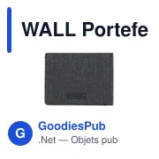 Portefeuille personnalisable avec logo et localisateur intelligent - WALL - Miniature 7