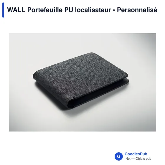 Portefeuille personnalisable avec logo et localisateur intelligent - WALL - Image 9